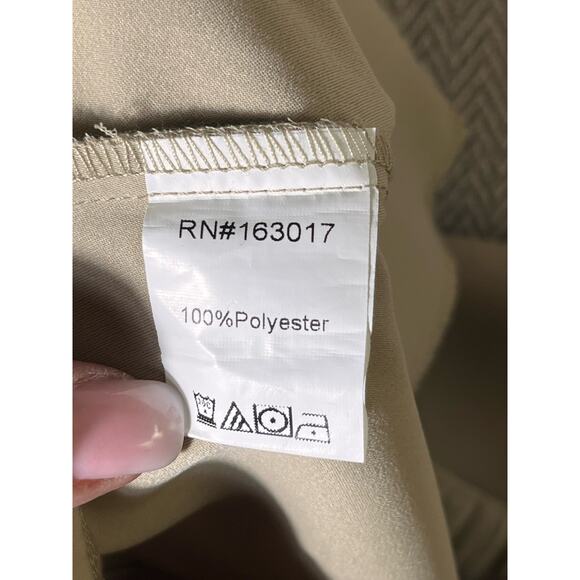 Princess‎ Polly Wide Leg Pleated Dress Pants Beige Size 10 - Picture 10 of 10